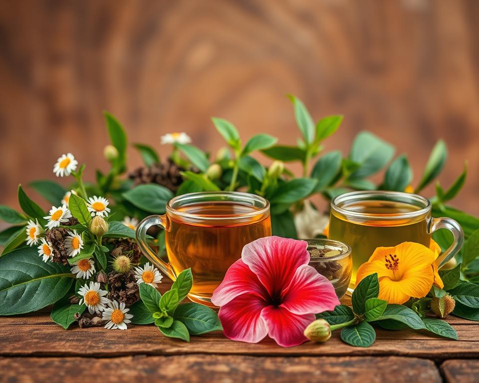 Chás Naturais para Crescimento Rápido do Cabelo